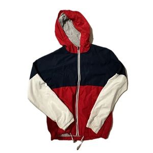 Red, Blue, & White Winbreaker